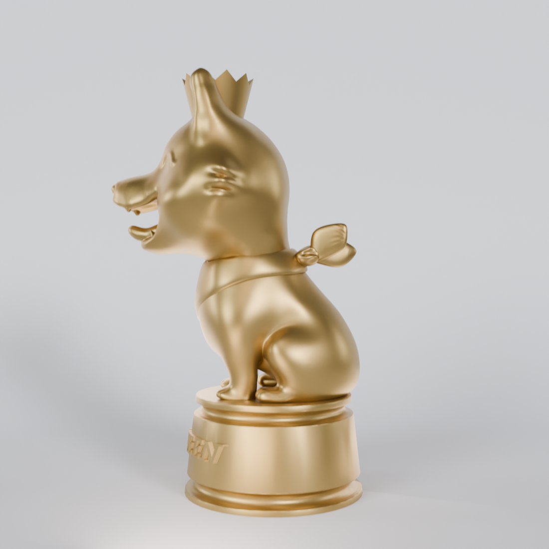 Golden PomPom Statue (LIMITED EDITION) - Charity Donation [PRE-ORDER]